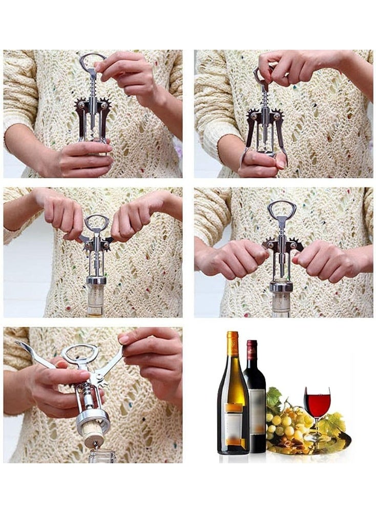 Corkscrew Stainless Steel  with Pothook - Can & Bottle Opener - Image 3